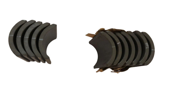 comprar Imán permanente R35.5*r28.5*61*80mm del arco de la ferrita para el uso multiusos del motor de DC online manufacture
