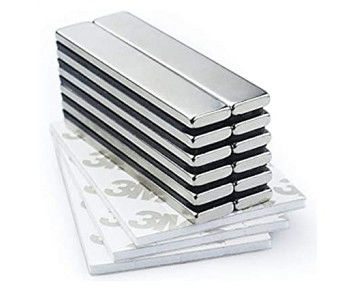 comprar Imanes de barra formados de encargo del neodimio N45 60X10X3m m con 3M Adhesive Super Strong para la fijación de los vidrios online manufacture