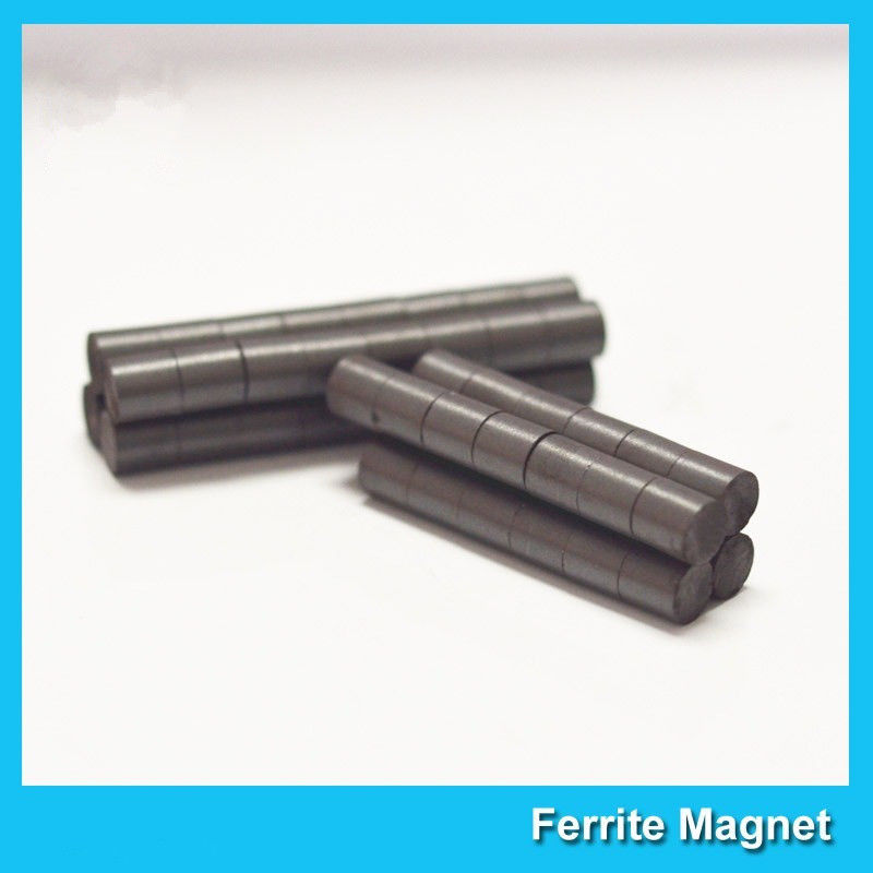 8*3mm Round Ferrite Bar Magnets for Screen Door Bulletin Boards Refrigerators